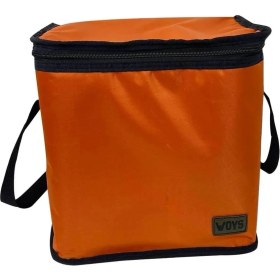 Resim Woys Soğutucu Kamp Piknik Çantası Termos Soğuk Tutucu Çanta Turuncu 