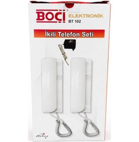 Resim Boçi Bt102 Adaptörlü Ikili Telefon Seti N11.652 