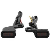 Resim Ganzhoushop Yurt Softils Siyah Sinyali Işık Harley Gösterge Fit Dynas Duman Dönüş Dışından Çift 1 Hl 