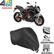 Resim Benelli Tnt Titanium Motosiklet Brandası ( Kilit Uyumlu - Siyah 