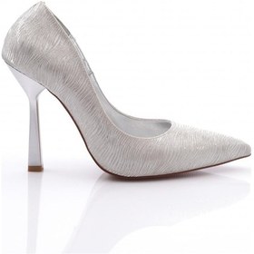 Resim Dgn 6075 Kadin Topuklu Ayakkabi 6075-1974-R9970 Gümüş 