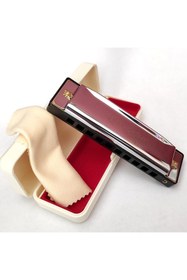 Resim Hype Store LongMoon LMHM0310 Mızıka 10 Delik Do Majör - Harmonica Major Key of C Blues Harmonica 10 Holes 20 To 