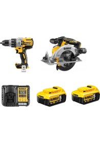 Resim Dewalt DCD996NT + DCS565NT + 2 x 5 Ah Akü + Şarj Cihazı 
