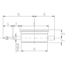 Resim Fett 0-3 mm Asimeto Agd1 Küçük Çap Komparatör Saati AS-401030 