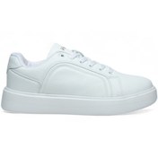 Resim Volis Beyaz Memory Foam Taban Günlük Bağcıklı Erkek Sneaker Ayakkabı 