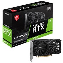 Resim MSI VGA GeForce RTX 3050 Ventus 2X 6G OC RTX3050 6GB GDDR6 96B DX12 PCIe 4.0 X8 (1XDP 2XHDMI) 