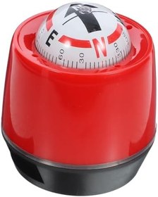 Resim Mobestech Araç Pusula Gösterge Paneli Için Pusula Araba Pusulası Otomobillerin Ön Camı Için Ekran Araba Pusula Gösterge Paneli Araba Çizgi Pusula Çizgi Pusulası Karın Kası Kırmızı 