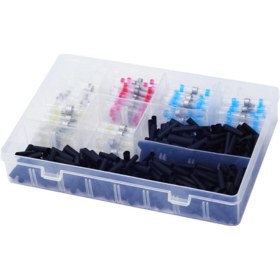 Resim Neevoyu 400 Adet Isı Daraltmalı Solder Sleeve Kablolu Terminal Bağlayıcı Seti - Sıcak Ve Suya Dayanıklı, Ip67 Koruma Seviyesi, Bir Adımda Bağlanır 