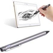 Resim Sunsky 2.3 mm Süper Metal Nib Kapasitif Dokunmatik Ekran Stylus Kalem Gri (Yurt Dışından) 