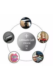 Resim ATAELEKTRONİK 1 Kart 5 Adet Garaj Panjur Kepenk Otomobil Araba Kumanda Pili Cr2430 Cr 2430 Dl2430 Br2430 Kl2430 