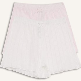 Resim Defacto Kalp Desenli 2li Boxer Kız Çocuk H4182a826sppn344 Pembe-pn344 