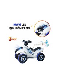 Resim Kumandalı Akülü Araba 6 Volt 2-4 Yaş Polis 