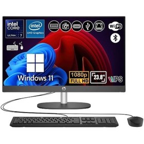 Resim HP Proone 240 G10 D36C6ET-ATL39 Ultra 7 155U 64 GB 512 GB SSD 23.8" FHD W11P AIO Masaüstü Bilgisayar 