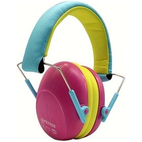 Resim Fochsia Safetree Gencler Icin Gurdalik Onleyici Kulaklik Ayarlanabilir Katlanabilir Pembe Spor Ve Bateri 