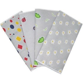 Resim Iki Adet Yanmaz Kumaş Ütü Masası Örtüsü, Lastiksiz ve Şık Tasarım 