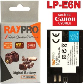 Resim Canon 60D 70D 80D 7D ve 7D Mark II için Lp-E6 Lp-E6N Batarya Pil 
