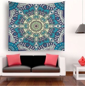 Resim Hangfox Mandala Desenli Dekoratif Duvar Örtüsü - 130x150cm, Oturma Odası/yatak Odası Dekoru, G Modeli 