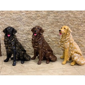 Resim By Ari Üç Adet Golden Köpek Bahçe Dekoru Bd317-1 Diğer 