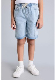 Resim DeFacto Erkek Çocuk Jean Şort D8566A825SMNM39 