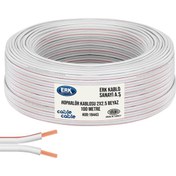 Resim Cable Cable Hoparlör Kablosu 2x2.5 Beyaz 100 Metre Erk Yerli 