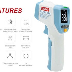 Resim Uni-t Ut305h ,42 Derece Infrared Termometre 