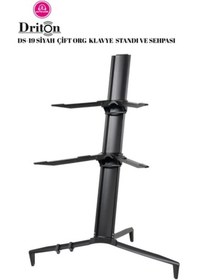Resim Driton Ds-19 Siyah Profesyonel Çift Katlı Ultimate Org Standı Sehpası 