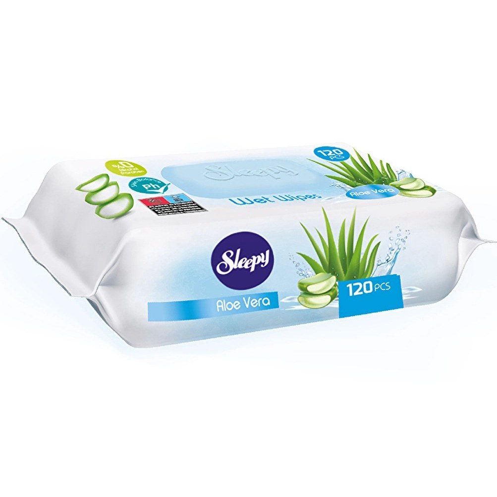 Sleepy Aloe Vera Islak Mendil 120'li - Gratis Fiyatı ve Özelliklerı - Badem