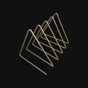 Resim GO DEKOR Modern Tasarım Metal Dergilik Kiti Iskandinav 3'gen 4 Gözlü Dergilik & Gazetelik GOLD 