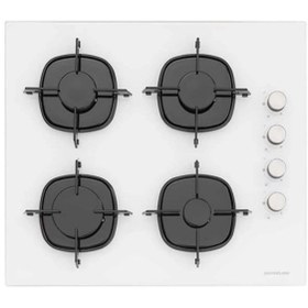 Resim Silverline BO6503W01 - CS5335W02 - 3481 Flam Beyaz Cam Ankastre Set 