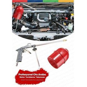 Resim Profesyonel Oto Araba MotorTemizleme Mazot Tabancası Solvent 