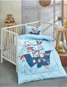 Resim Komfort Home Ranforce Bebek Yorgan Seti Pamuk / V4 
