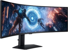Resim Samsung Odyssey G9 G91F 49 inç DQHD 144 Hz VA 1ms 1000R Kavisli Oyuncu Monitörü, LS49FG916EUXUF 