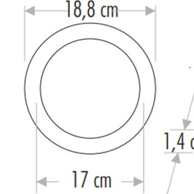 Resim CATA CT-5148 15W Slim Sıva Altı LED Panel Armatür Spot Metal Kasa 6400K Beyaz Işık 