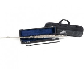 Resim Roy Benson FL-402E Yan Flüt | Gümüş Kaplama Gövde, E-Mekanik Sistem, Alman Tasarımı Yüksek Kalite Öğrenci Serisi 