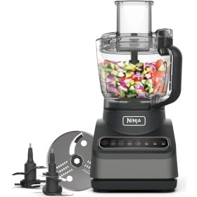 Resim 4 Programlı Ninja Mutfak Robotu; Doğrama, Püre Haline Getirme, Kesme, Karıştırma ve 3 Manuel Hız, 2,1 L Kase, Doğrama, Kesme ve Hamur Bıçağı, 850 W, Bulaşık Makinesinde Yıkanabilir, Siyah BN650EU 