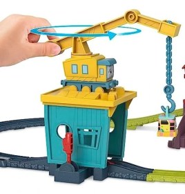 Resim & Friends Thomas ve Arkadaşları™ Carly ve Sandy Oyun Seti Thomas ve Arkadaşları Carly ve Sandy Oyun Seti, Motorlu Tren ve Pist Seti HDY58 