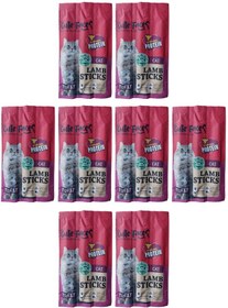 Resim Cute Faces Kuzu Etli Kedi Cat Sticks Lamb Ödül Çubukları 8 x 3'lü 