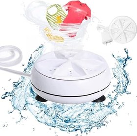 Resim Monte Lua Taşınabilir Mini Ultrasonik USB'li Yıkama Makinesi 