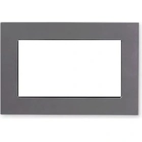 Resim Netelsan Füme - İkili Priz Çerçevesi 