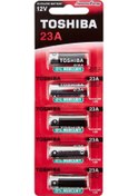 Resim Toshiba 23A 12V Alkalin Pil 5'li 