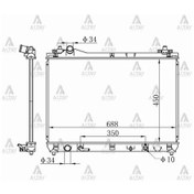 Resim RADYATÖR SU GRAND VITARA 05-15 2.0 / 2.4 J20A / J24A A-T BRAZING 