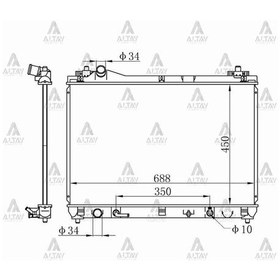 Resim RADYATÖR SU GRAND VITARA 05-15 2.0 / 2.4 J20A / J24A A-T BRAZING 