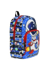 Resim Yeni Sezon Astronot Desenli Anaokulu Kreş Sırt Çantası MAvi 