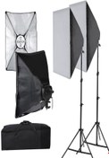 Resim Deyatech 5 Holder Duy Softbox 70x50cm Sürekli Video Işık Tiktok ve Youtube Çekim Işığı 