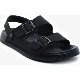 Resim Greyder Erkek Siyah Hakiki Deri Sandalet 5Y1CS64700 