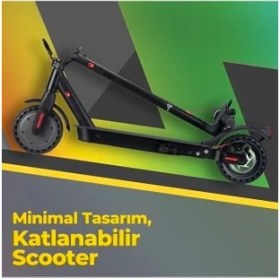 Resim Mobil Urban Süspansiyonlu Katlanabilir Hız Sabitleyicili Elektrikli Scooter 