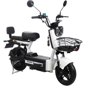 Resim Stmax Power X Elektrikli Moped Beyaz 