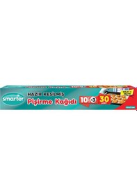 Resim Smarter Hazır Kesilmiş Yağlı Pişirme Kağıdı 3 x 10 Adet 