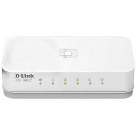 Resim D-LINK 5 PORT 10/100 MBPS YÖNETİLEMEZ PLASTİK SWITCH DES-1005C 