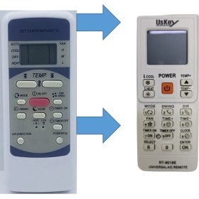 Resim Denki R51D-E Klima Uzaktan Kumandası 